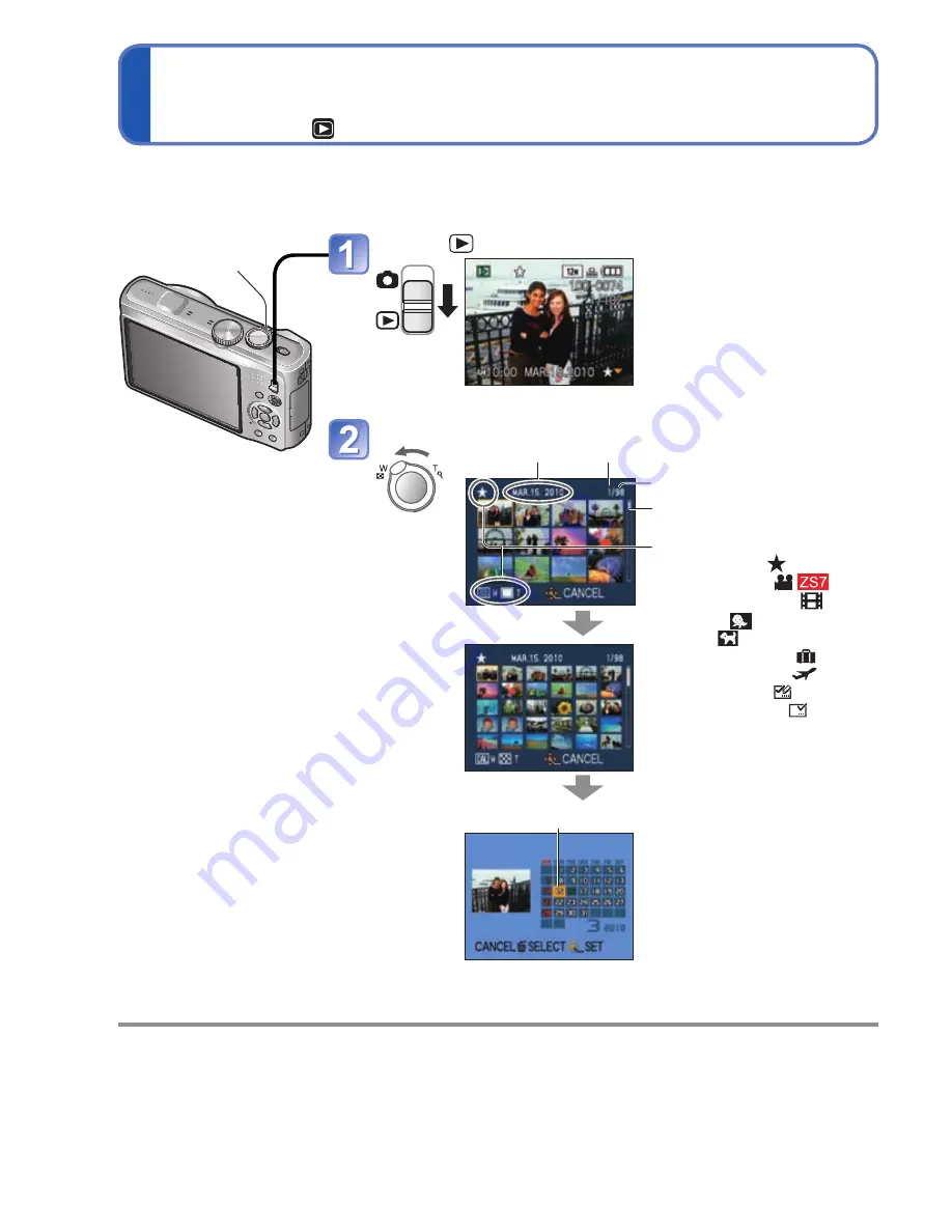 Panasonic Lumix DMC-TZ10 Operating Instructions Manual Download Page 114