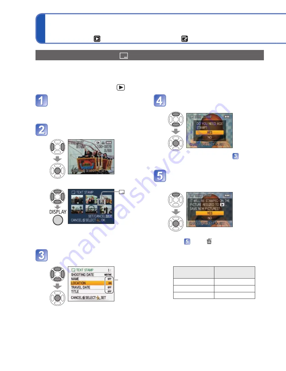 Panasonic Lumix DMC-TZ10 Operating Instructions Manual Download Page 128