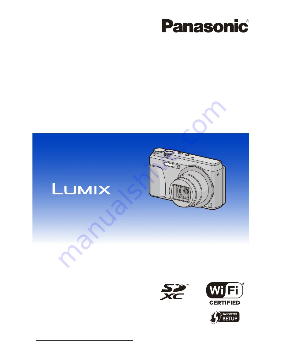 Panasonic Lumix DMC-ZS35 Скачать руководство пользователя страница 1