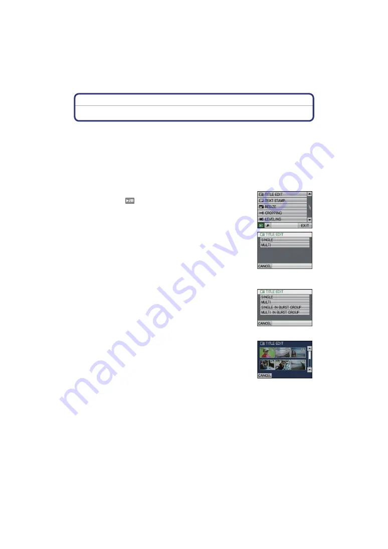 Panasonic Lumix DMCFX700EB Operating Instructions Manual Download Page 131