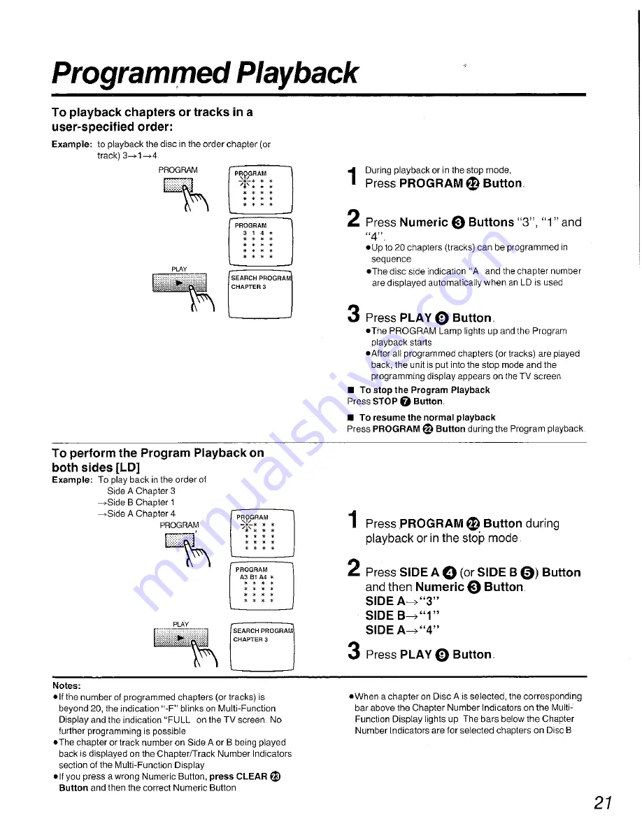 Panasonic LX-900 Operating Instructions Manual Download Page 20