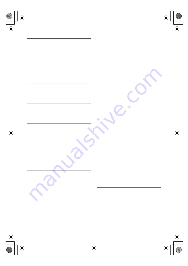 Panasonic LX800H Series Operating Instructions Manual Download Page 4