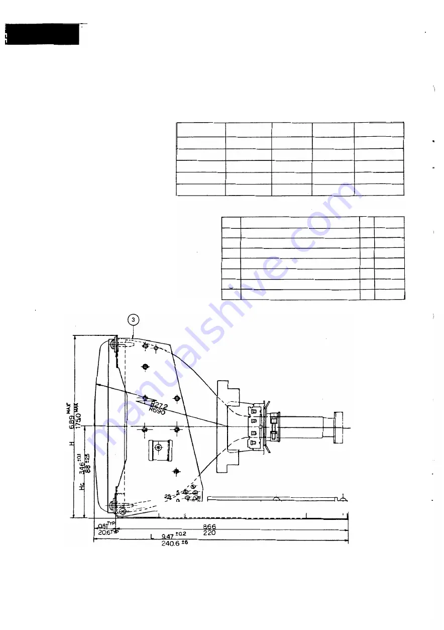 Panasonic M-1200 Series Service Manual Download Page 8