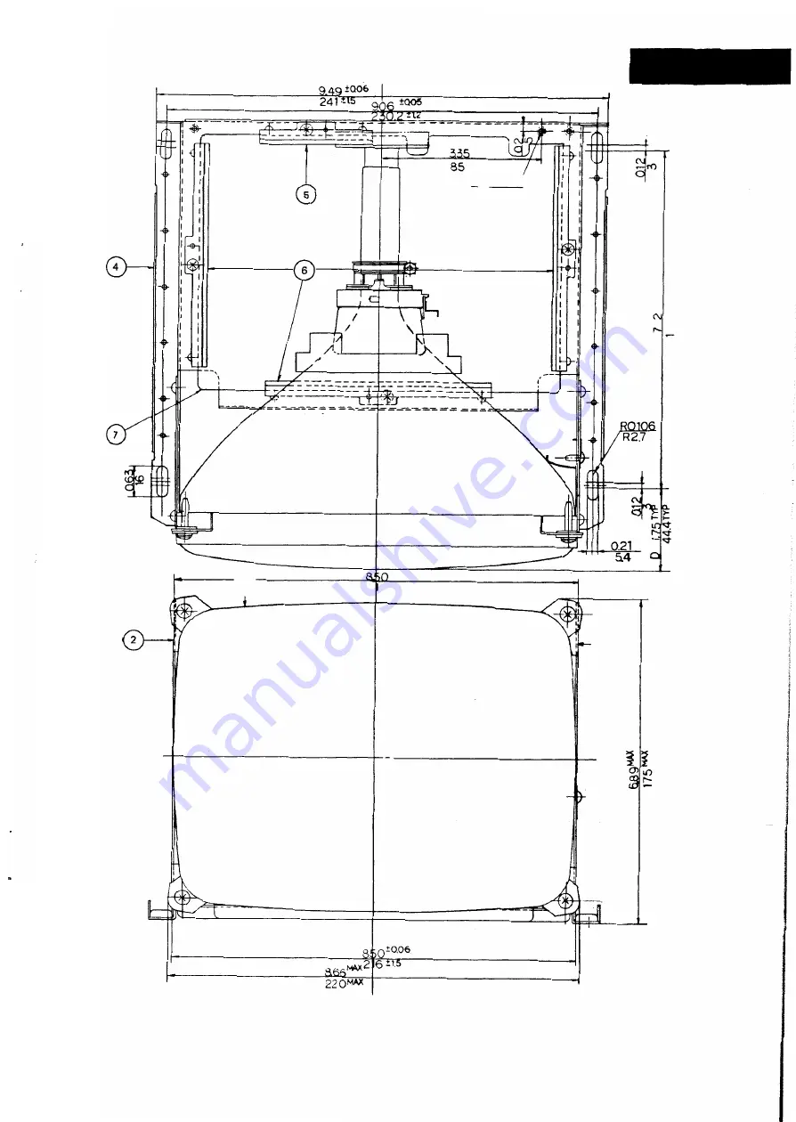 Panasonic M-1200 Series Service Manual Download Page 9