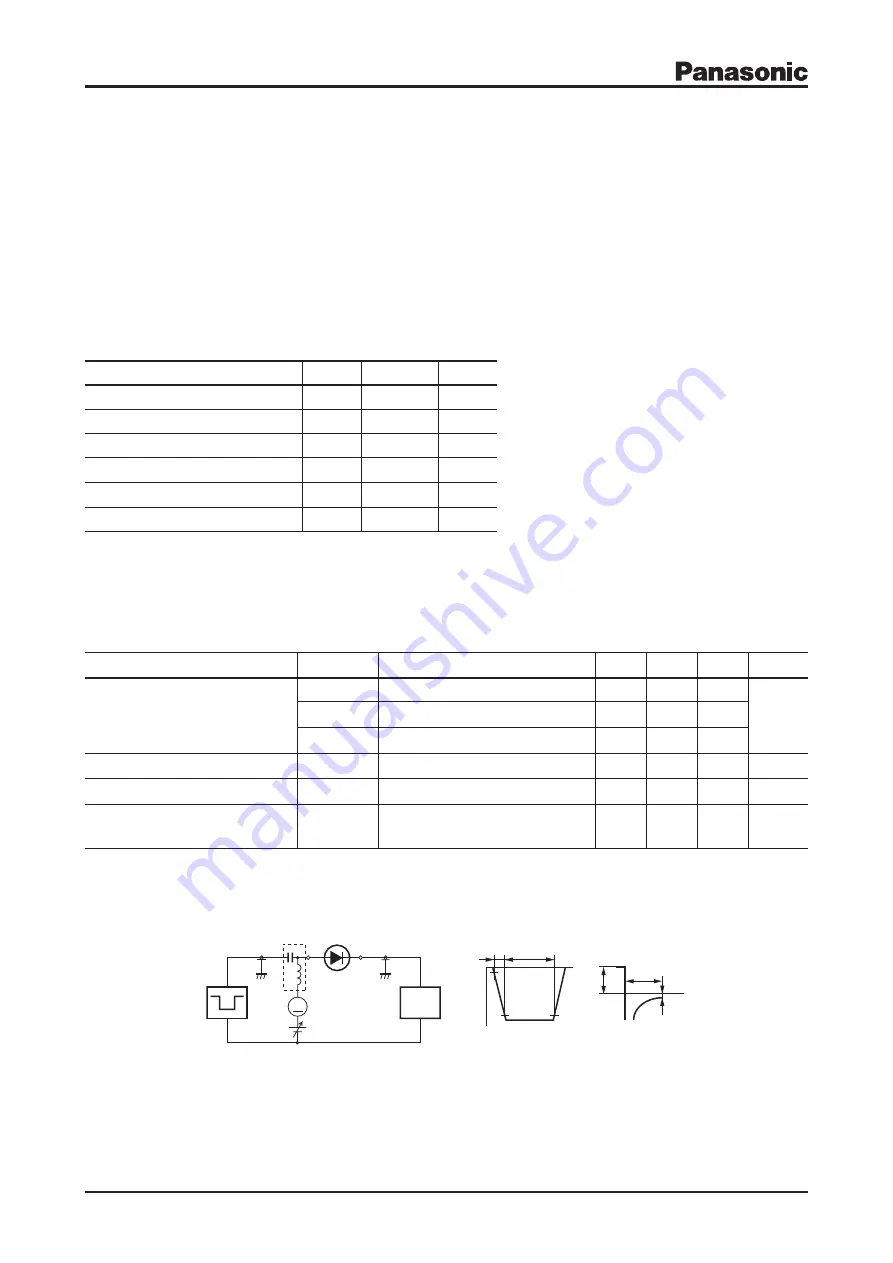 Panasonic MA22D39 Specification Sheet Download Page 1