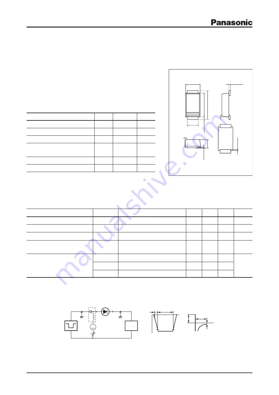 Panasonic MA24D52 Specification Sheet Download Page 1