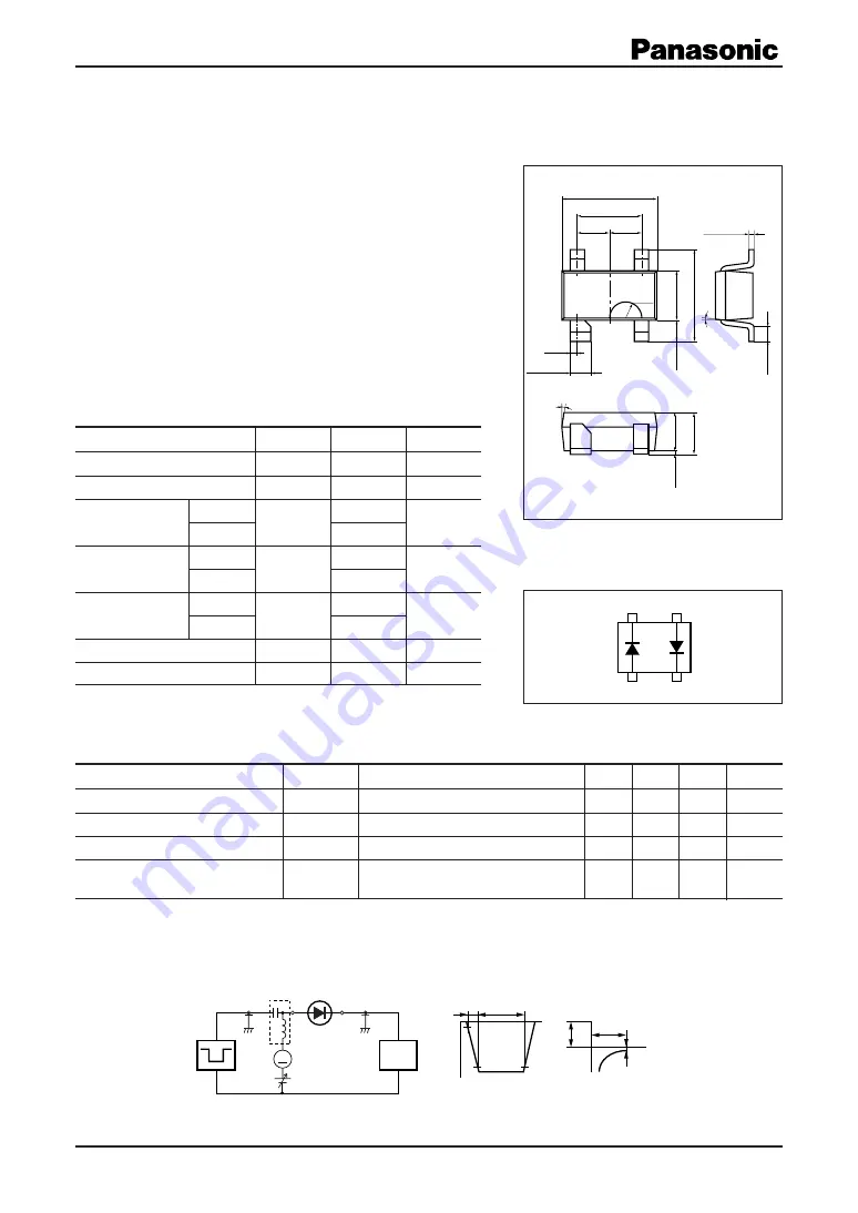 Panasonic MA4X726 (MA726) Specification Sheet Download Page 1