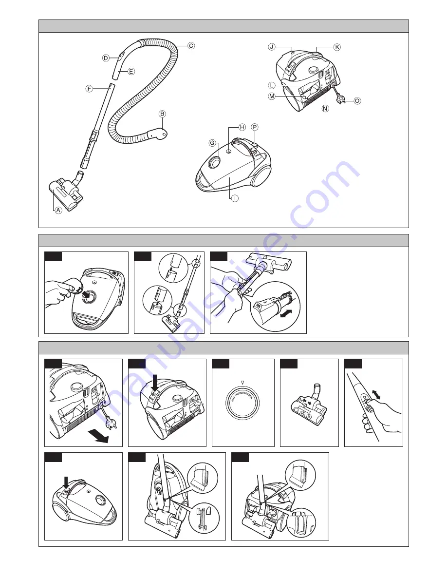 Panasonic MC-CG475 Operating Instructions Manual Download Page 3