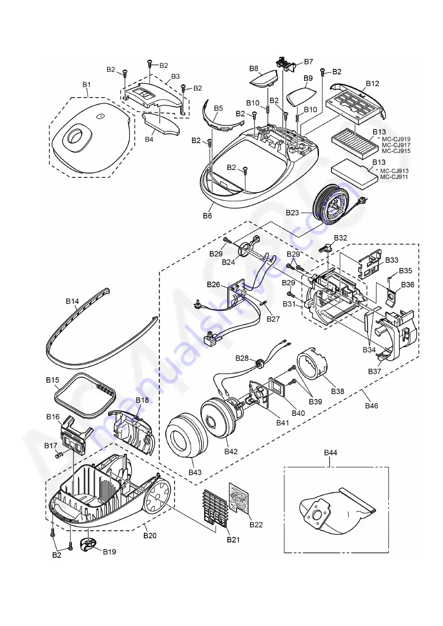 Panasonic MC-CJ911-R249 Скачать руководство пользователя страница 23