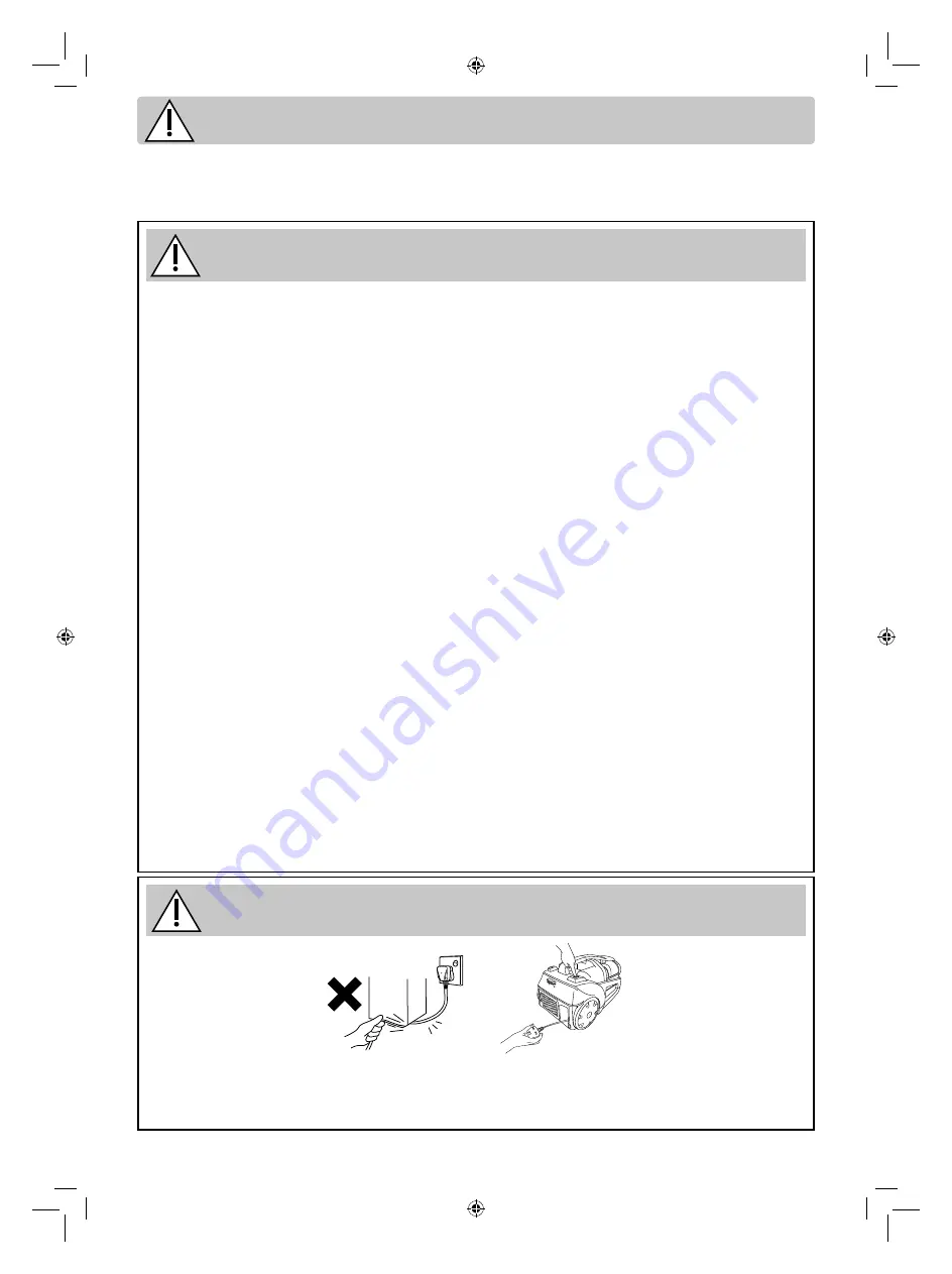 Panasonic MC-CL787 Operating Instructions Manual Download Page 2