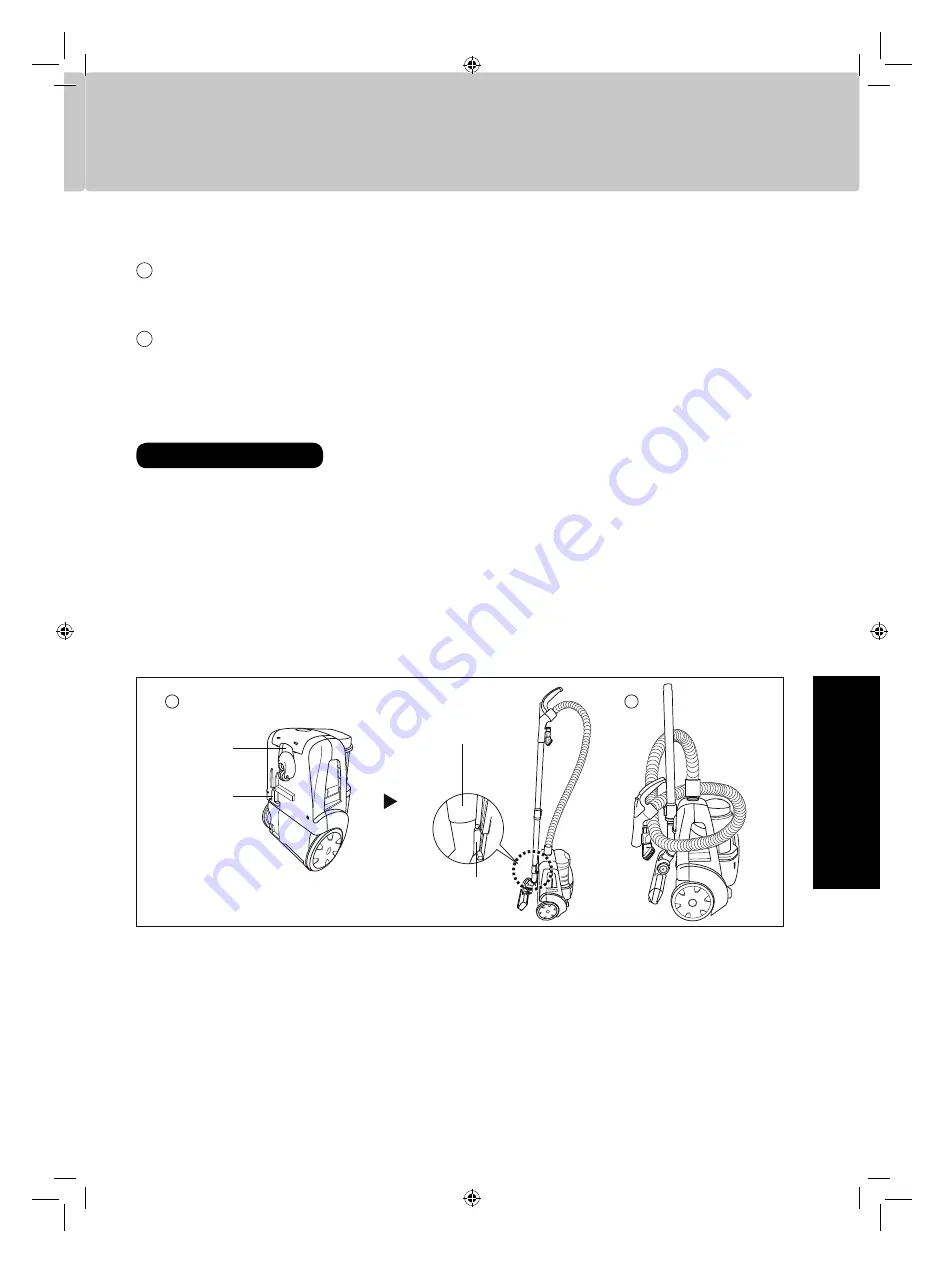 Panasonic MC-CL787 Operating Instructions Manual Download Page 13