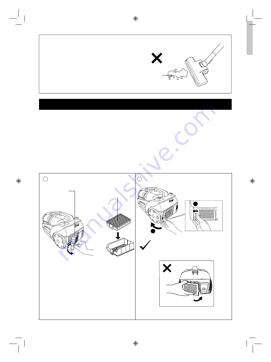 Panasonic MC-CL787 Operating Instructions Manual Download Page 20