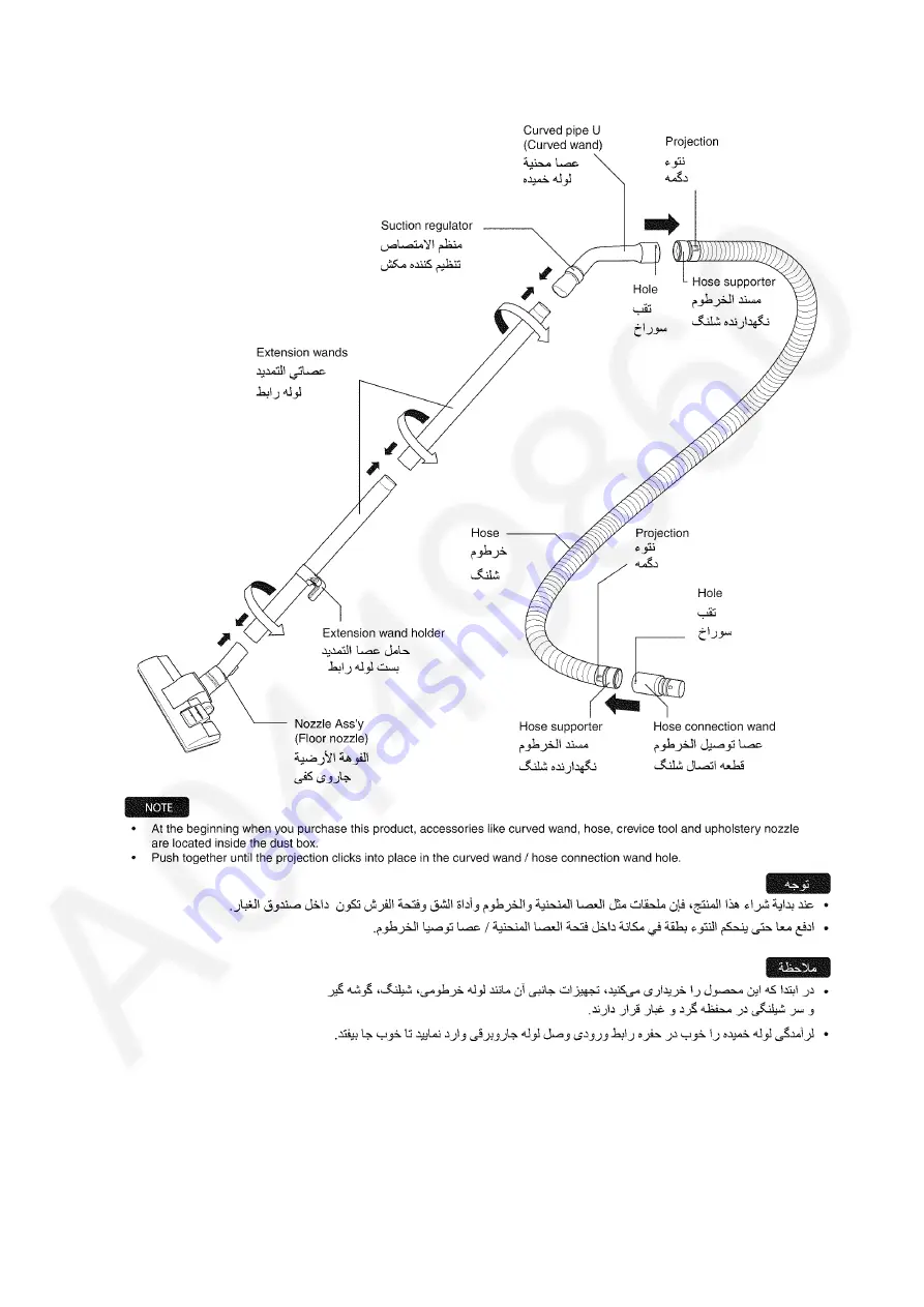 Panasonic MC-YL699-S146 Service Manual Download Page 3