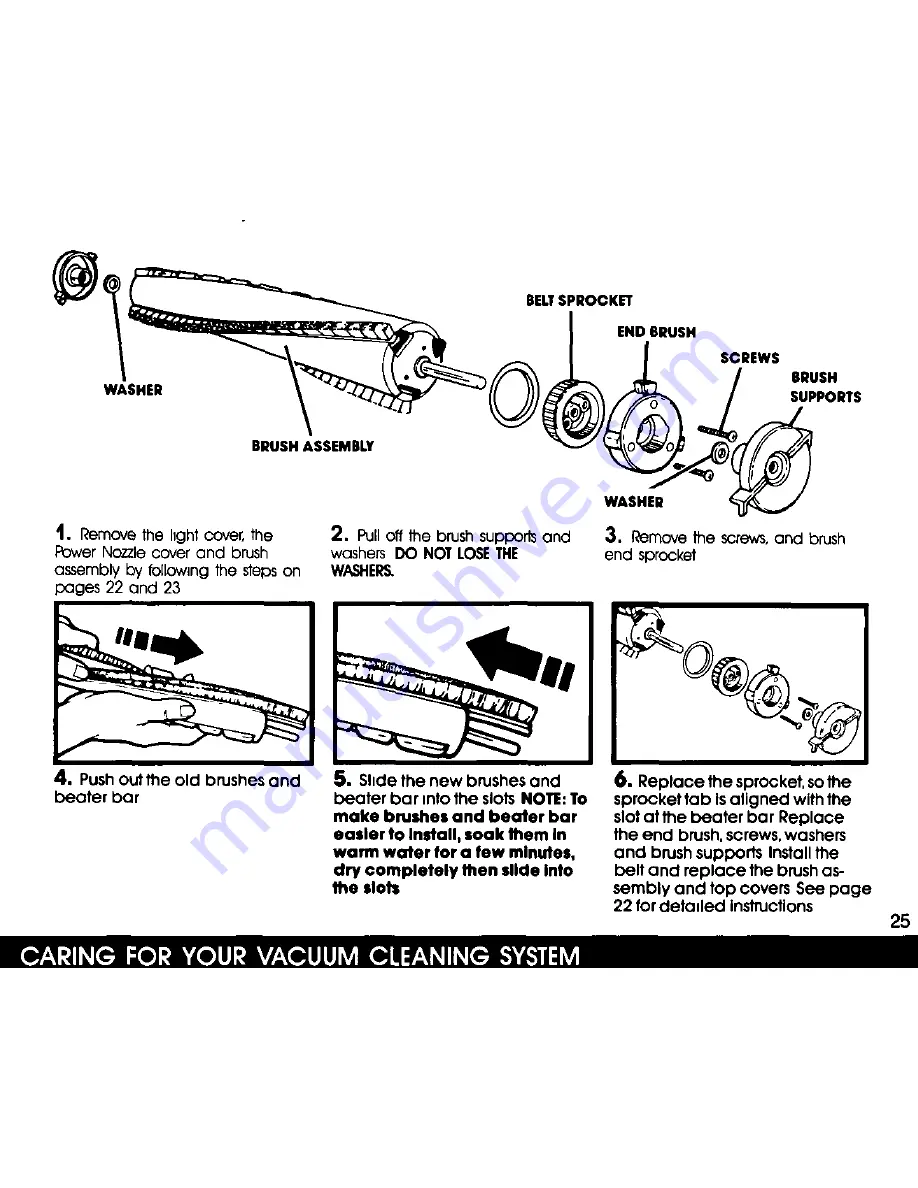 Panasonic MCH1000 - BUILT-IN VACUUM SYS Operating Instructions Manual Download Page 25