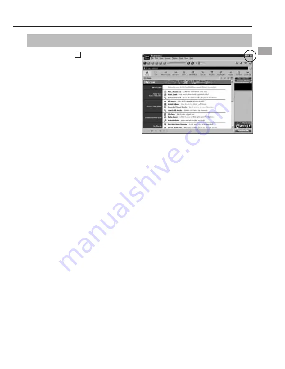 Panasonic Media Manager V2.1 Basic Operating Instructions Manual Download Page 17