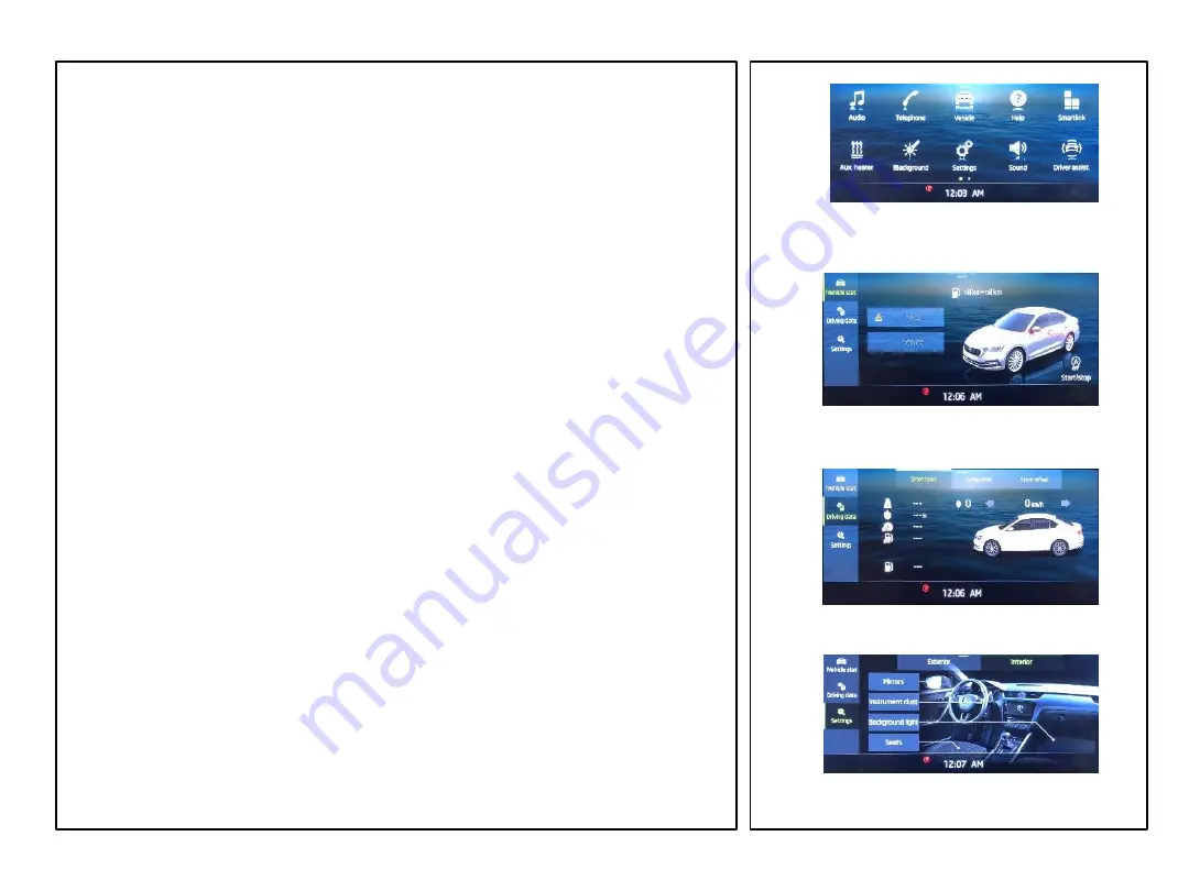 Panasonic MIB3E MQB37w BTWIFI User Manual Download Page 15