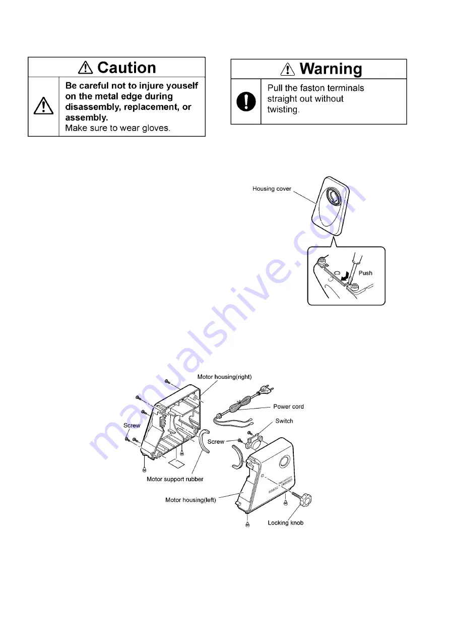 Panasonic MK-G1350PWTX Service Manual Download Page 8