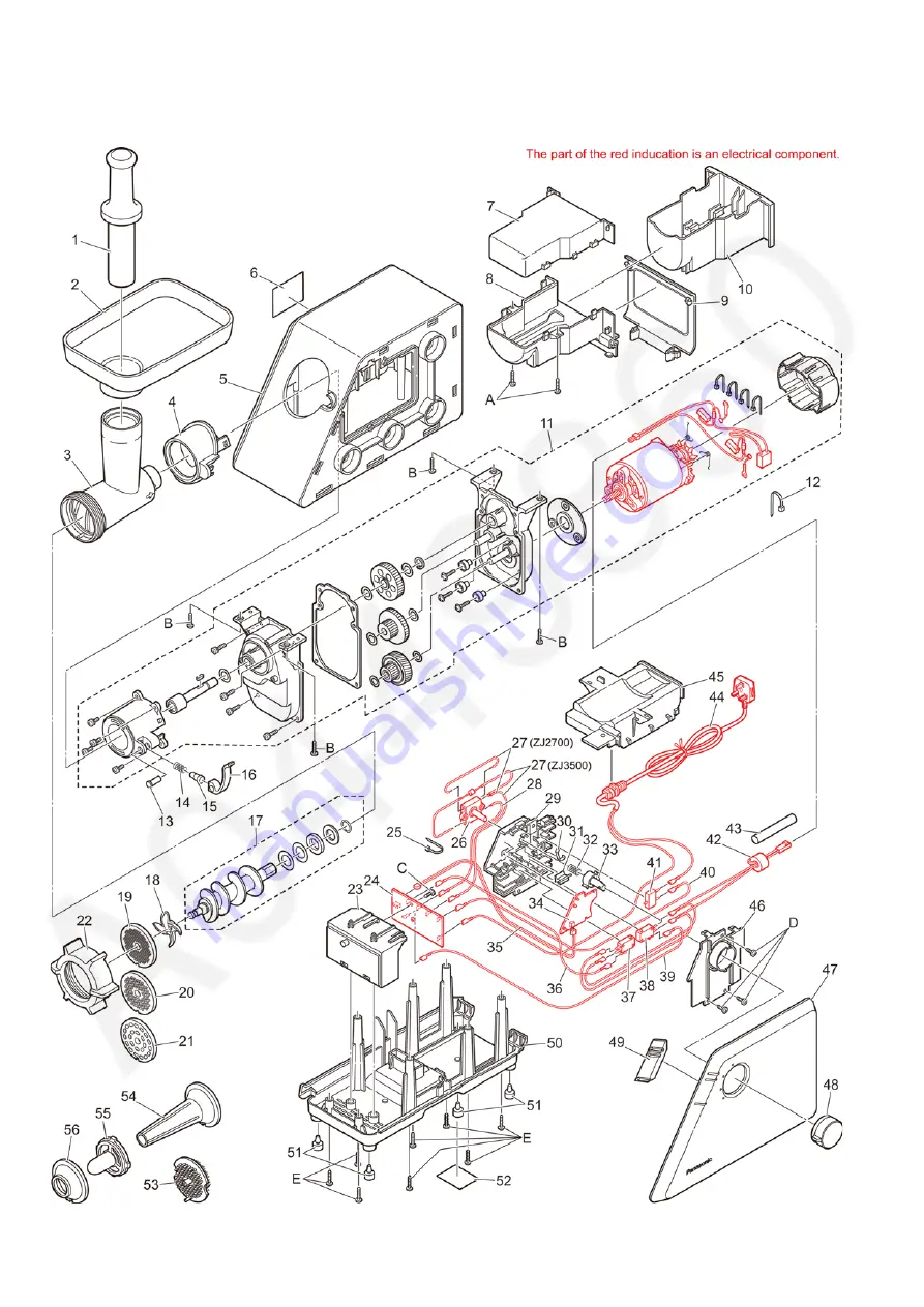 Panasonic MK-ZJ2700KTN Service Manual Download Page 26