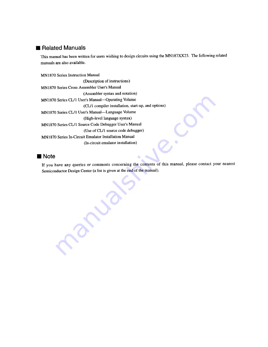 Panasonic MN1872423 Скачать руководство пользователя страница 6