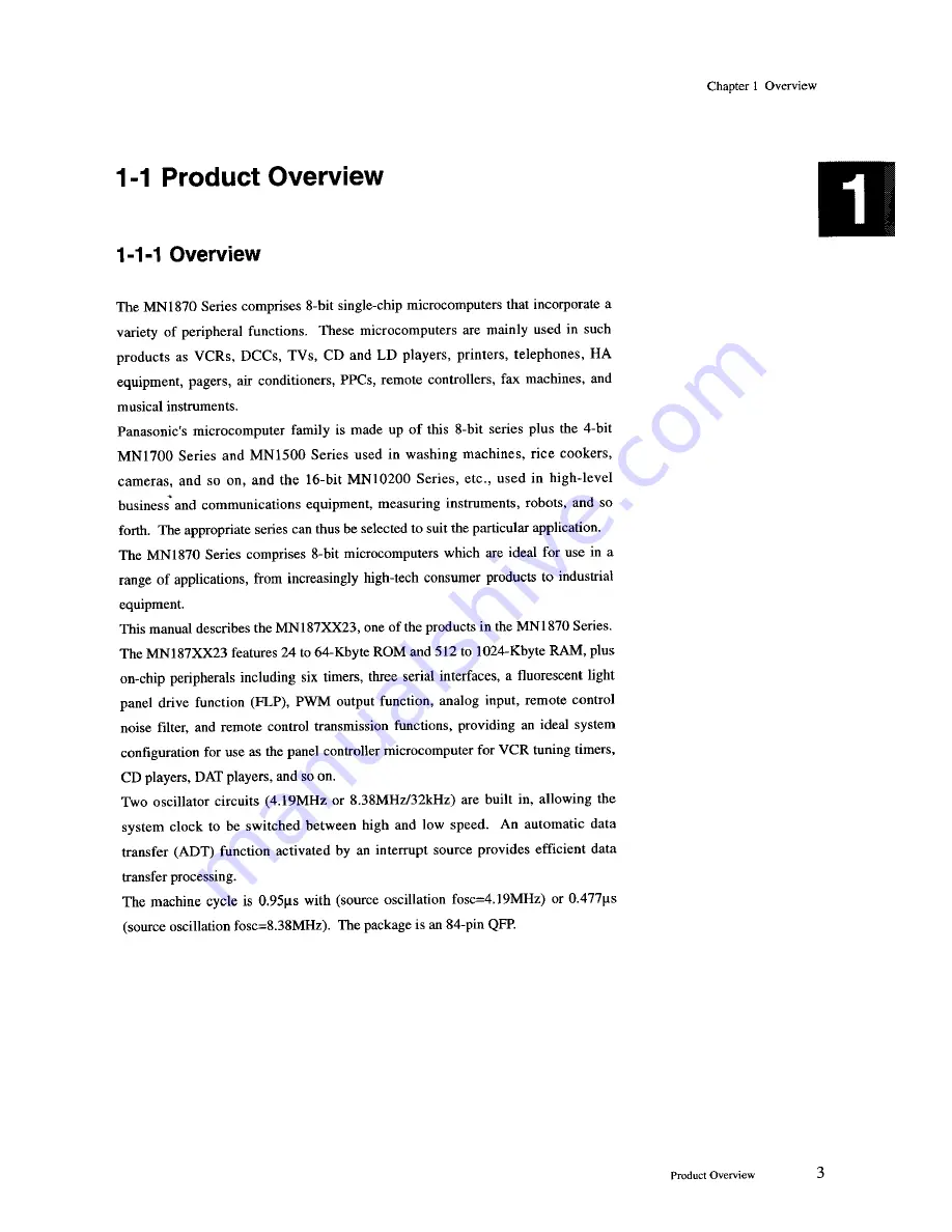 Panasonic MN1872423 User Manual Download Page 25