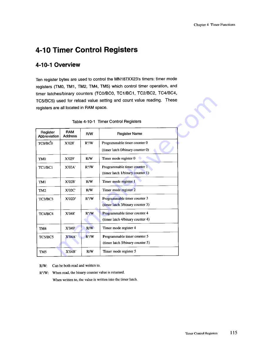 Panasonic MN1872423 User Manual Download Page 137