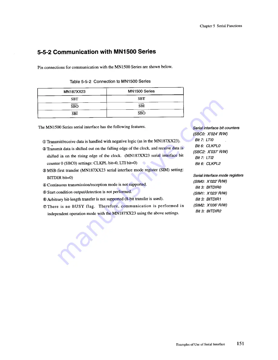 Panasonic MN1872423 User Manual Download Page 173