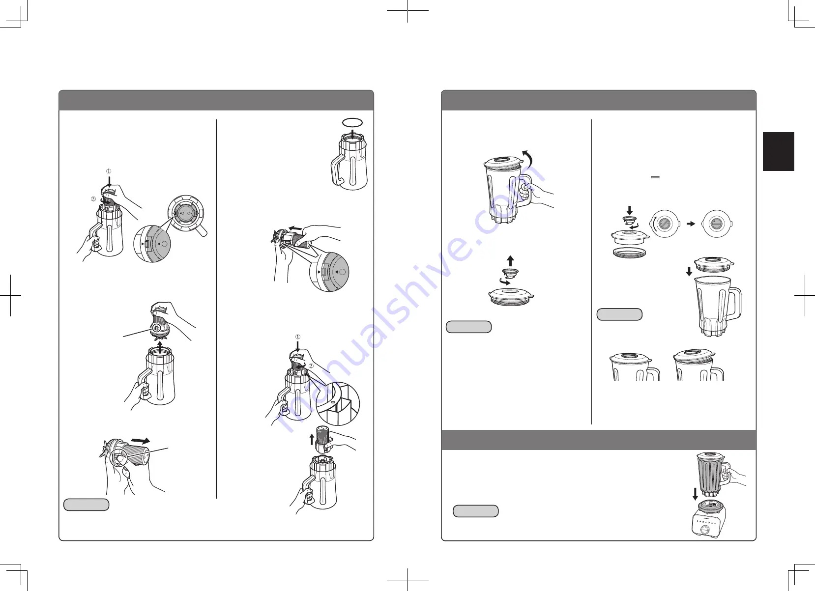 Panasonic MX-ZX1800 Operating Instructions Manual Download Page 34