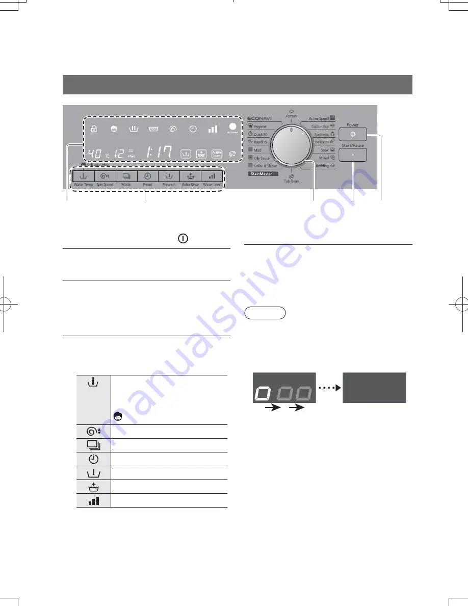 Panasonic NA-120VG6 Operating & Installation Instructions Manual Download Page 10