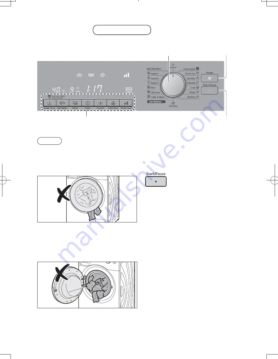 Panasonic NA-120VG6 Operating & Installation Instructions Manual Download Page 14