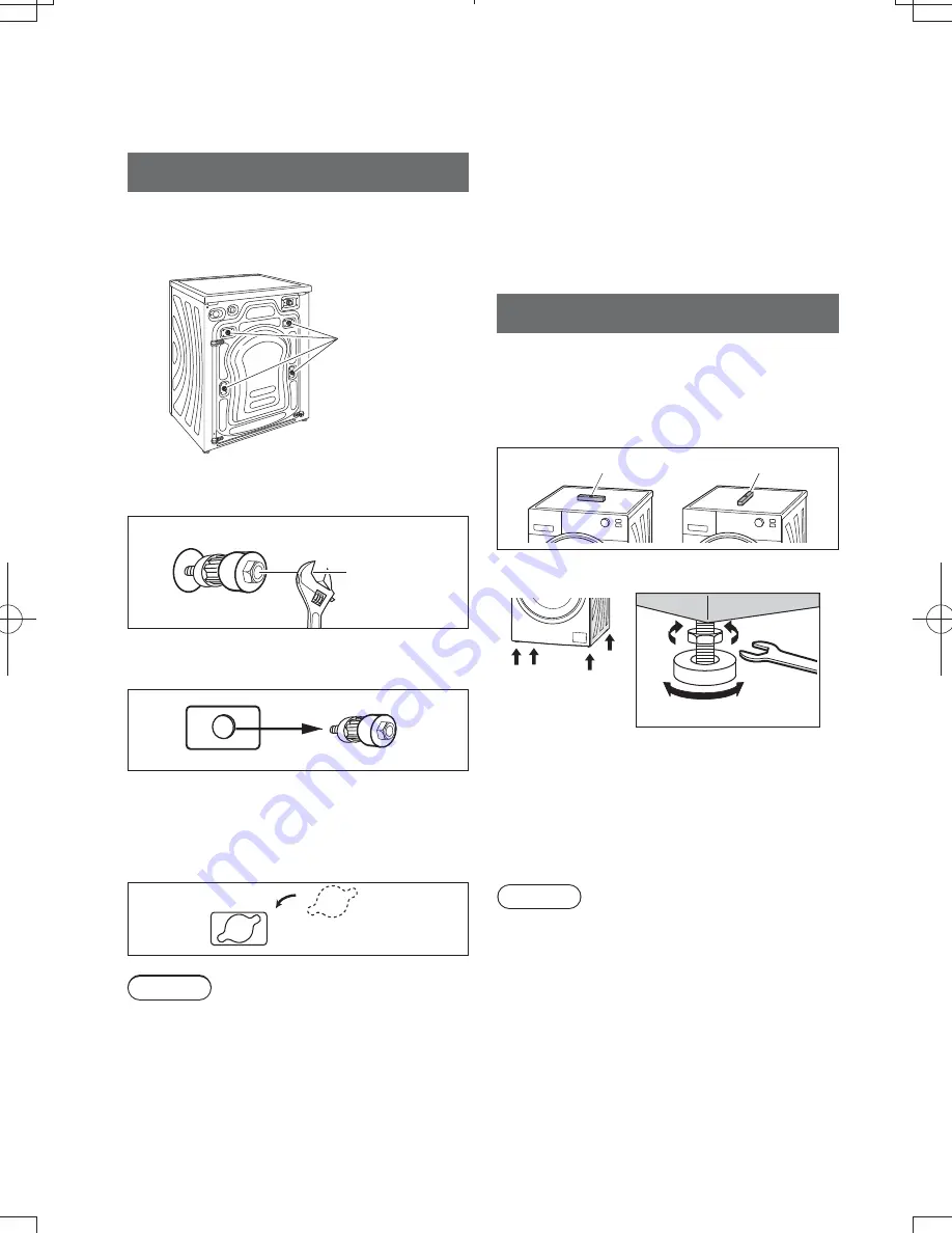 Panasonic NA-120VG6 Operating & Installation Instructions Manual Download Page 36