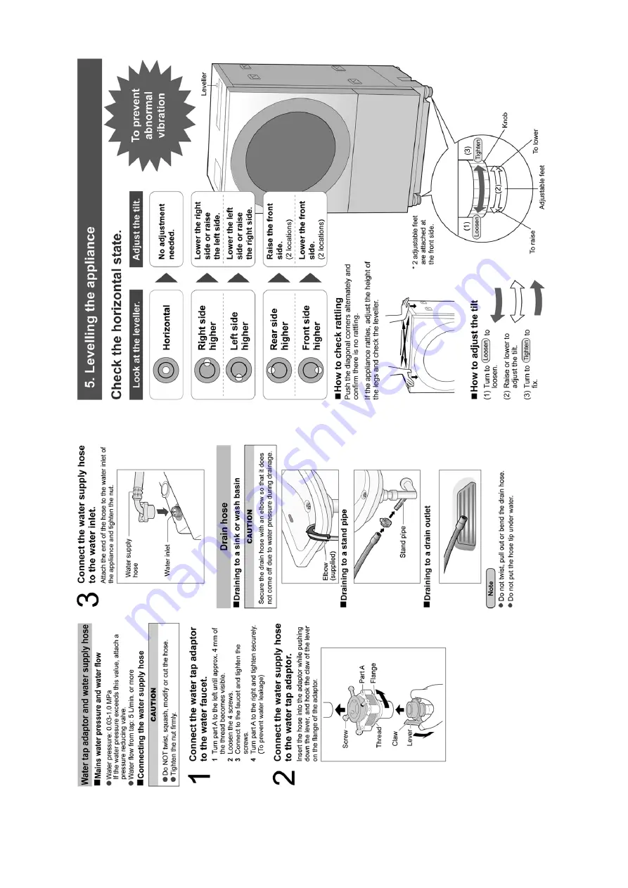 Panasonic NA-D106X1 Скачать руководство пользователя страница 11