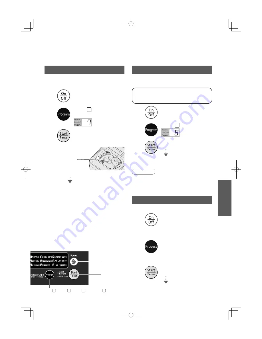 Panasonic NA-F70B3 Operating Instructions & Installation Instructions Download Page 9