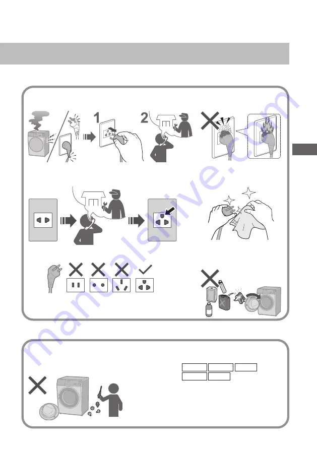 Panasonic NA-S056FR1 Operating & Installation Instructions Manual Download Page 3