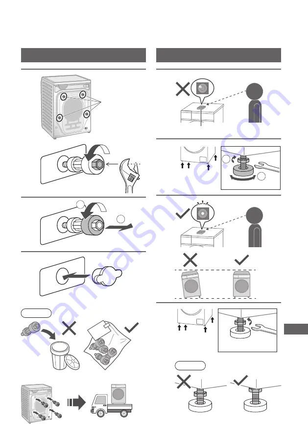 Panasonic NA-S056FR1 Operating & Installation Instructions Manual Download Page 47