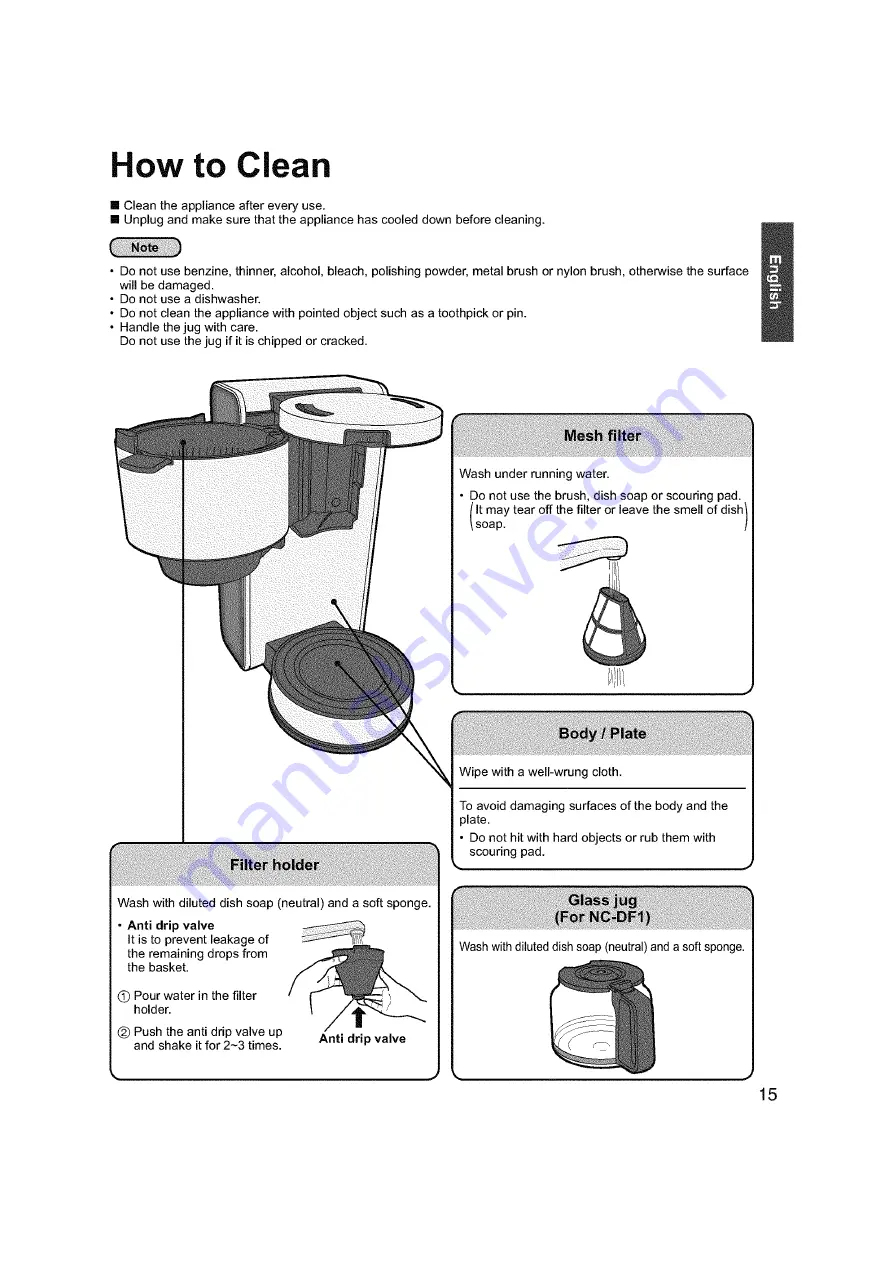 Panasonic NC-DF1BTM Service Manual Download Page 8