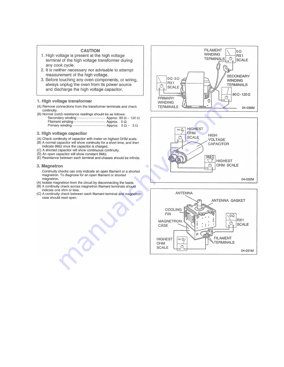 Panasonic NE-1753XPE Service Manual Download Page 17