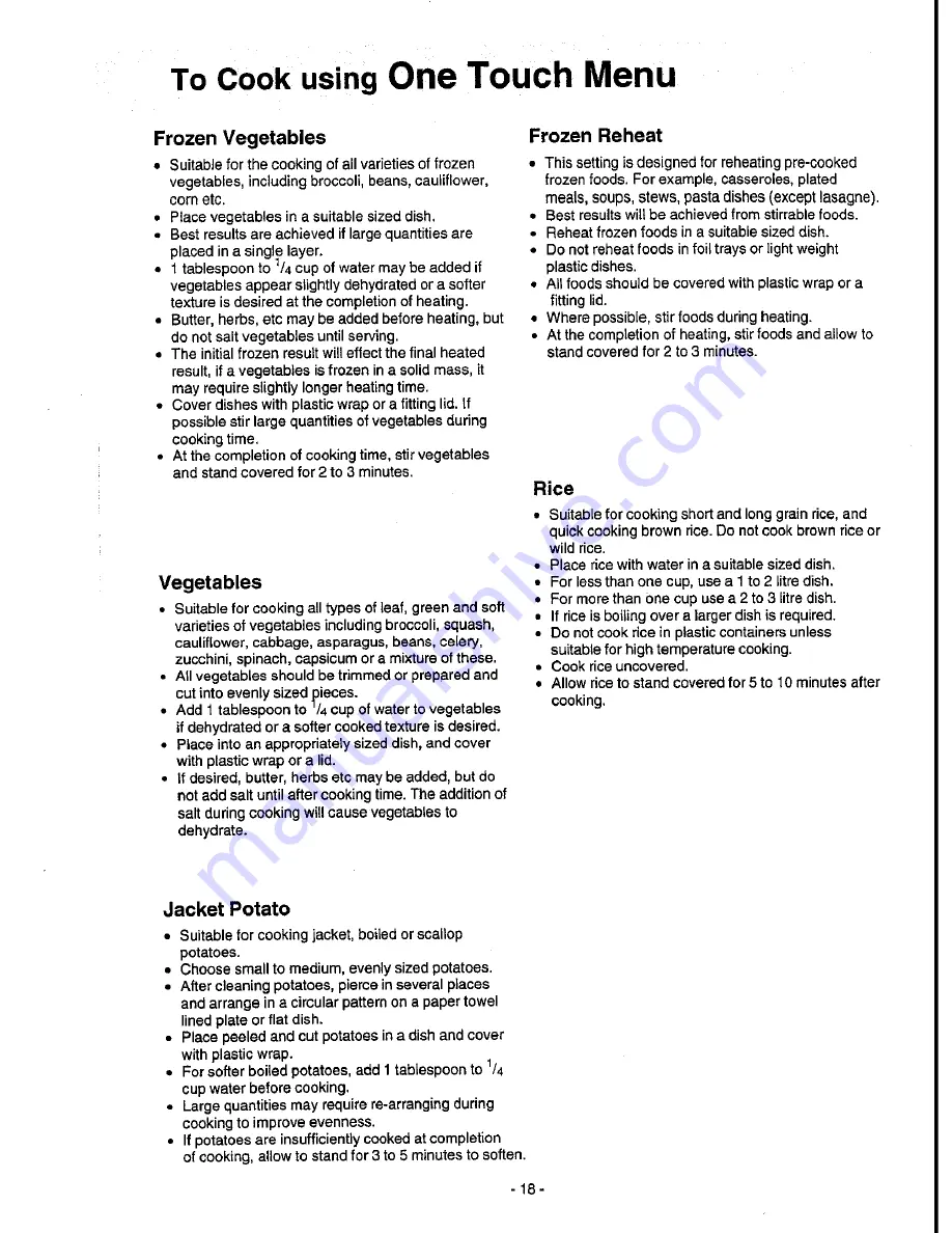 Panasonic NN-5453 Operation Manual Download Page 19