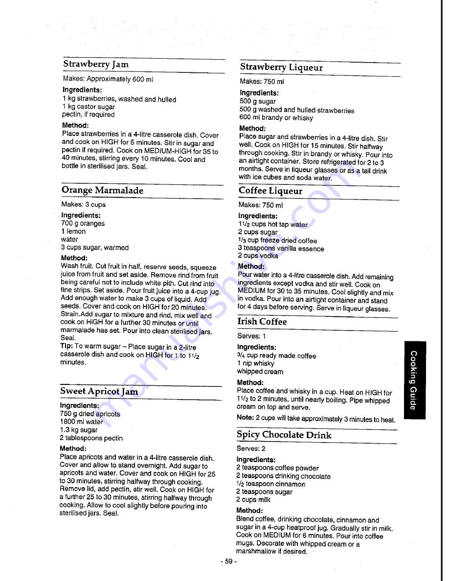 Panasonic NN-5453 Operation Manual Download Page 60