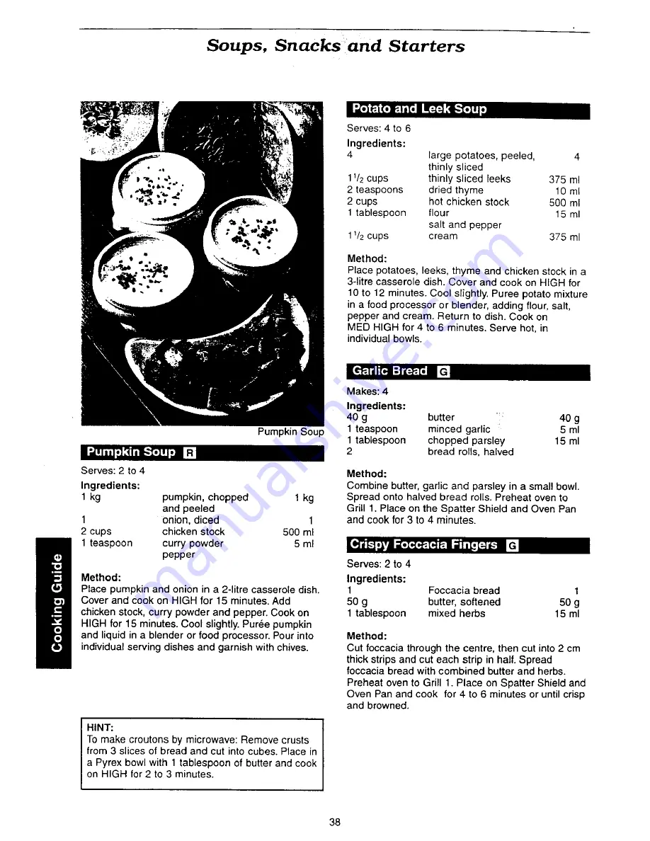 Panasonic NN-C888B Operation Manual Download Page 39