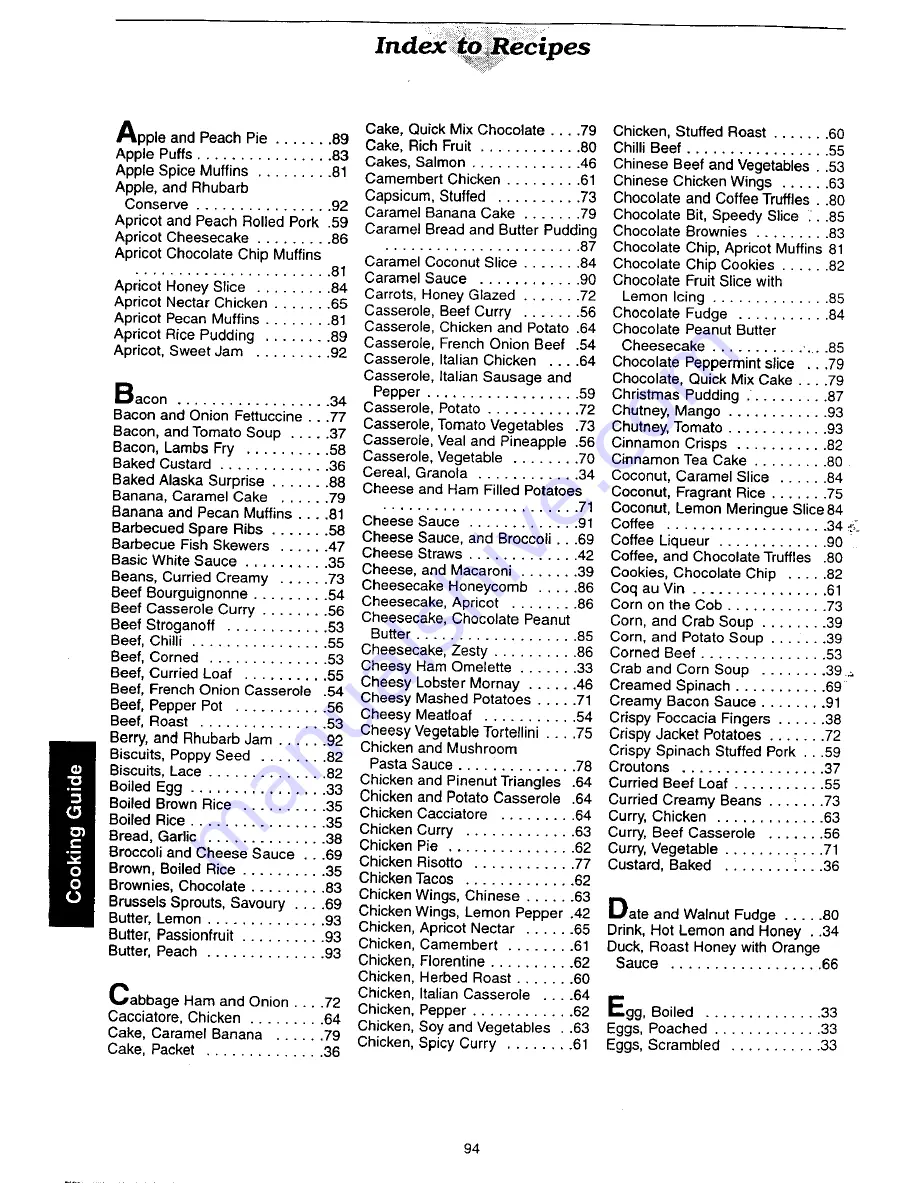 Panasonic NN-C888B Operation Manual Download Page 95