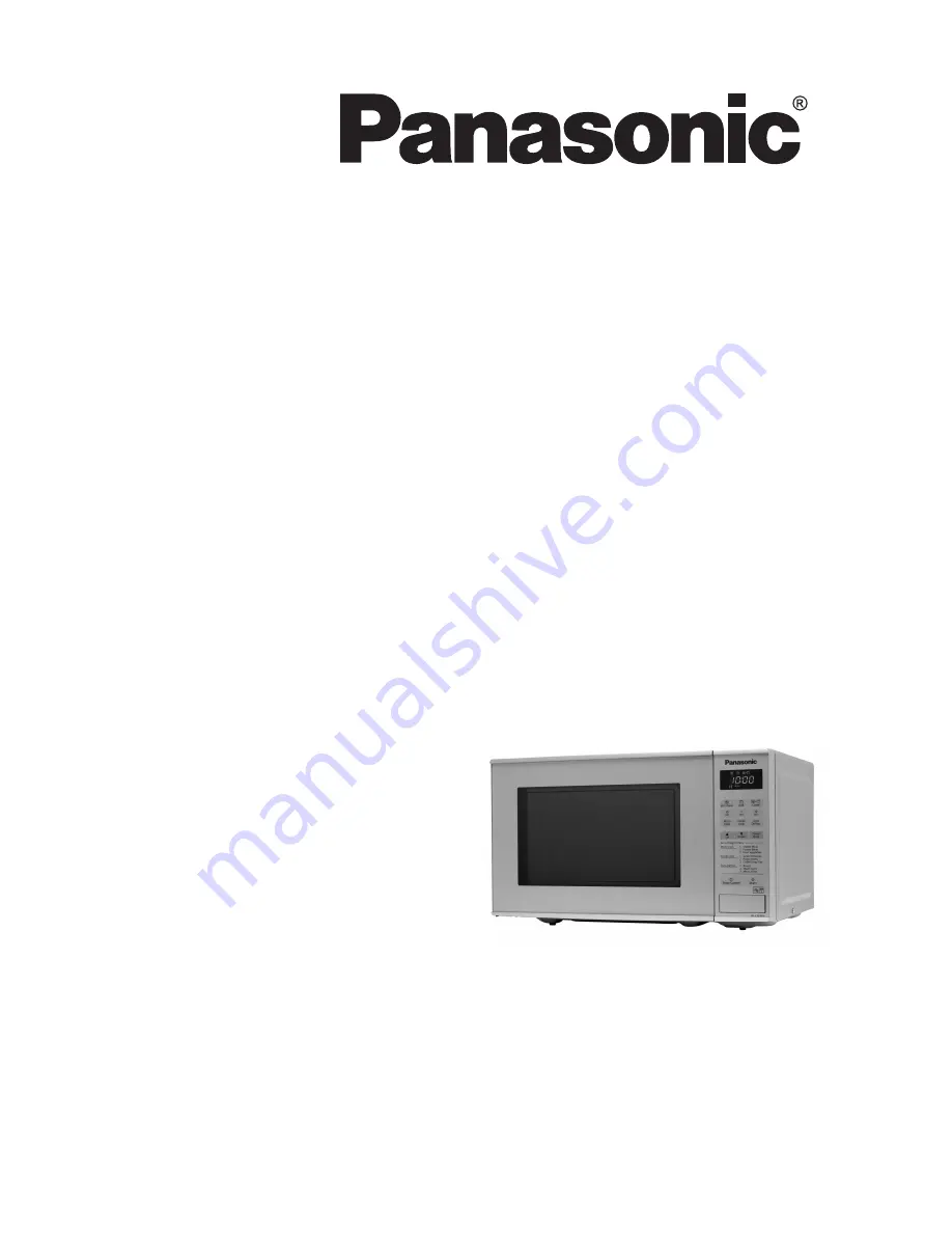 Panasonic NN-K181MM Operating Instructions And Cookery Book Download Page 1