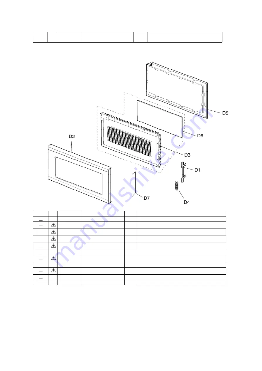 Panasonic NN-S252BF APH Service Manual Download Page 45