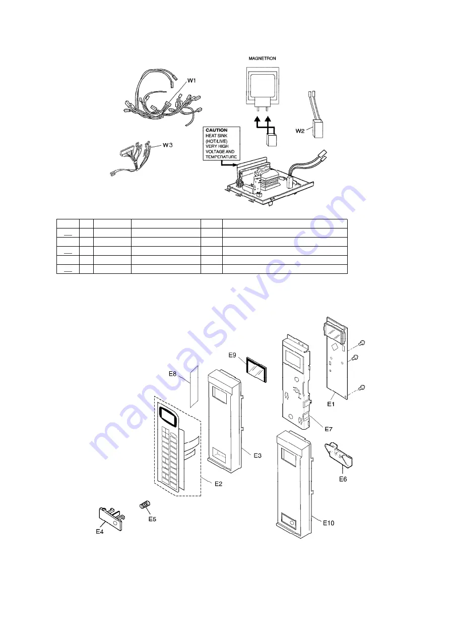 Panasonic NN-S252BF APH Service Manual Download Page 46