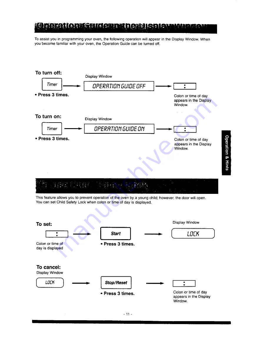 Panasonic NN-S546 Operation Manual & Cookbook Download Page 13