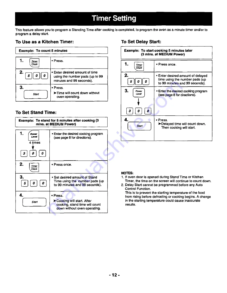 Panasonic NN-S767 Operating Instructions Manual Download Page 14