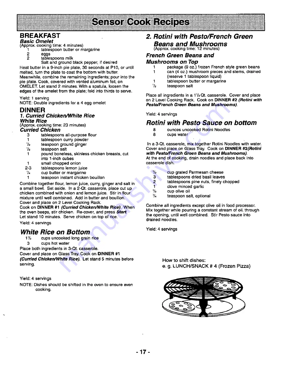 Panasonic NN-S780 Operating Instructions Manual Download Page 19