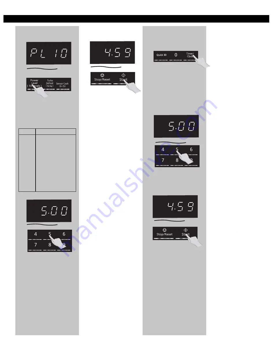 Panasonic NN-SC64MW Скачать руководство пользователя страница 12