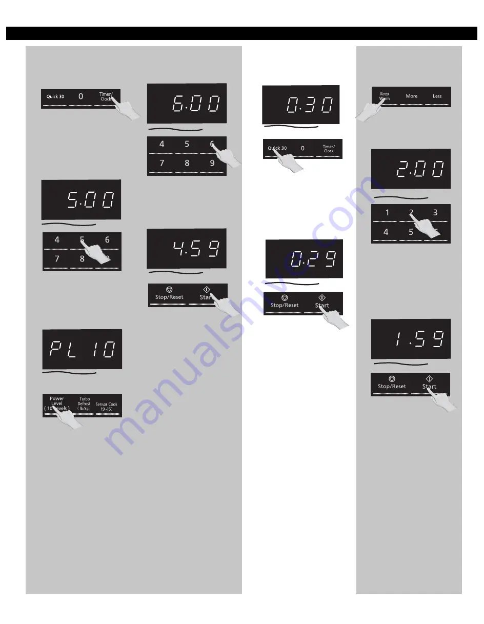 Panasonic NN-SC64MW Owner'S Manual Download Page 13