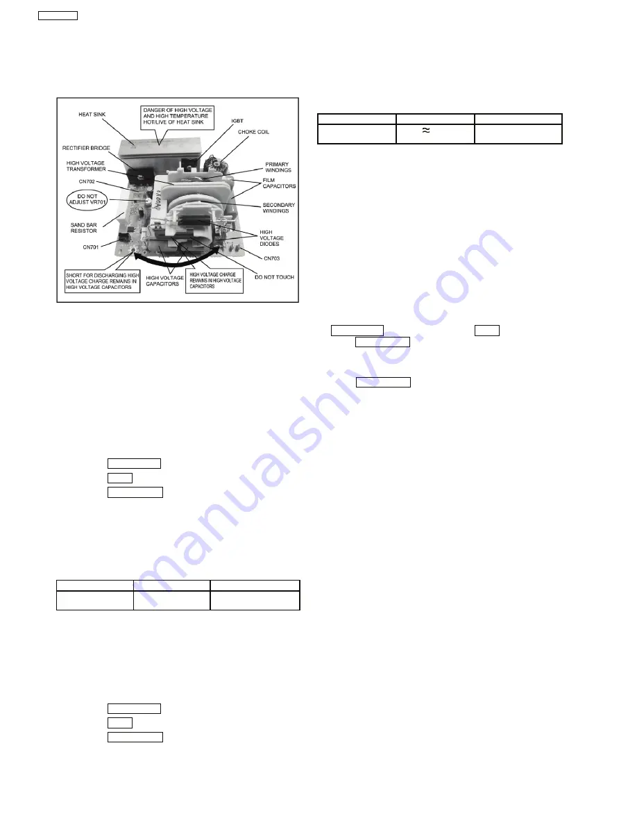 Panasonic NN-SD372 Service Manual Download Page 16