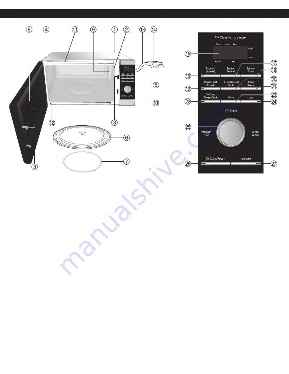 Panasonic NN-SD66LS Owner'S Manual Download Page 10